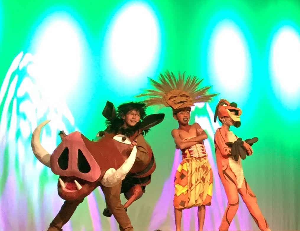 Matt as Simba in Lion King Jr
